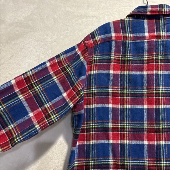 Polo Ralph Lauren Shirt Men’s Size XL Plaid Button Up Flannel Cotton Pockets - Picture 7 of 13